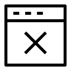 Obraz premium web and seo thin icon