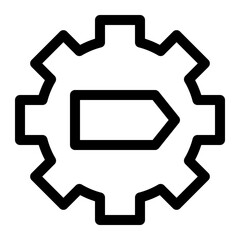 web and seo thin icon