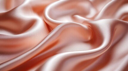 Fototapeta premium A soft and luxurious background of silk, its rich texture shimmering with subtle hues, inviting the eye to wander through its intricate weave.