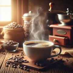 Fototapeta premium cup of coffee