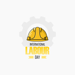 Fototapeta premium vector graphic of International Labour Day ideal for International Labour Day celebration