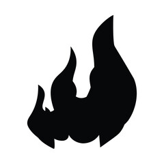 black fire icon