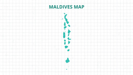 A Map highlighting Maldives Map, Maldives modern map with Grey Color Hi detailed Vector, geographical borders
