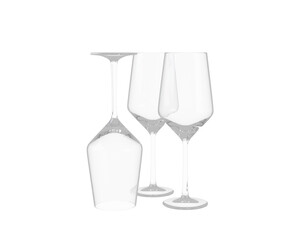 empty champagne glass