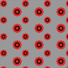 seamless pattern with flowers