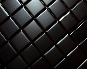 Naklejka premium Dark Chocolate Tile Pattern