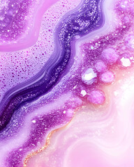 Purple Agate Crystal Texture Closeup