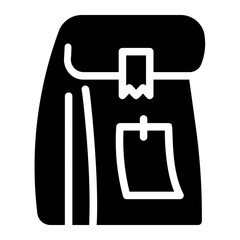 paper bag Solid icon