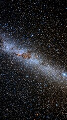 Cosmic Tapestry: A vibrant and detailed photograph of the night sky, showcasing the ethereal beauty of galaxies, stars, and celestial phenomena