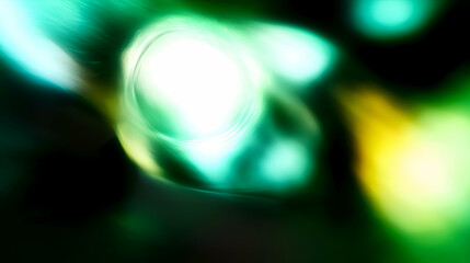 Abstract blur background color spots spectrum green