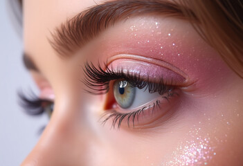 Obraz premium close up of female eye