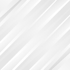 Obraz premium Gray and white diagonal line architecture geometry tech abstract subtle background vector illustration.