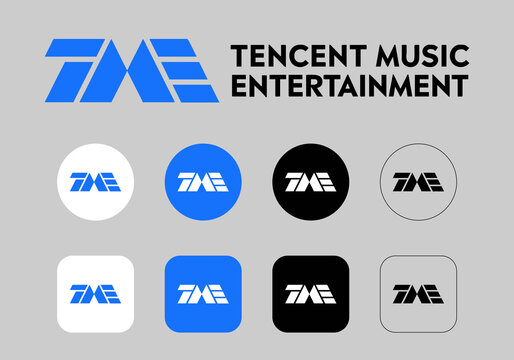 FEBRUARY 19, 2025, INDONESIA. Editorial Image Of The Logo Of Tencent Music Entertainment, A Leading Digital Music Streaming Service Company In China That Operates Platforms Such As QQ Music, Kugou Mus