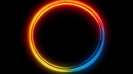 fire number zero Colorful gas giant planet with rings orbiting in space