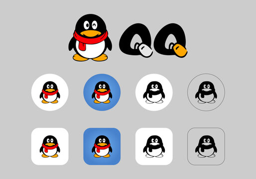 FEBRUARY 13, 2025, INDONESIA. Editorial Image Of The Logo Of Tencent QQ, A Popular Instant Messaging App And Social Media Platform In China.
