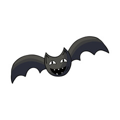 Halloween illustration in hand draw style. Element of your design