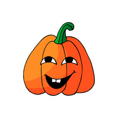 Halloween illustration in hand draw style. Element of your design