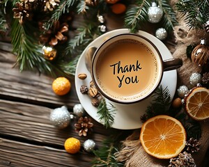 Thank You Coffee, Christmas Decor