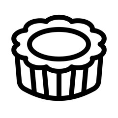 Tart cake icon