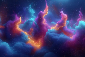 Colorful cosmic nebula swirls (1)