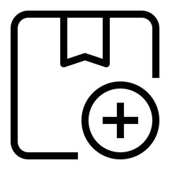 shipping and delivery thin icon