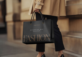Elegant Shopping Bag Mockup