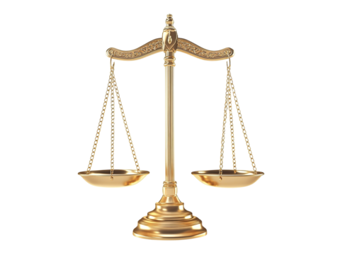 golden scale of justice