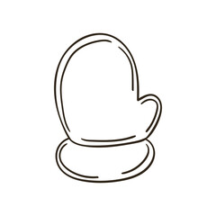 Element of home decor, scrapbooking. Christmas