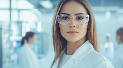 Fototapeta premium portrait of a young female doctor