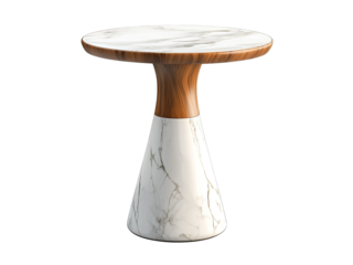 modern small and round table