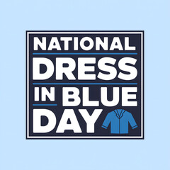 Fototapeta premium National Dress In Blue Day