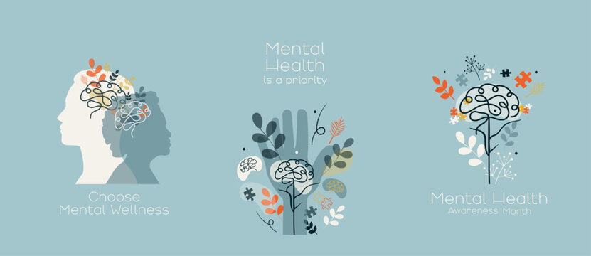 Mental Health theme set.