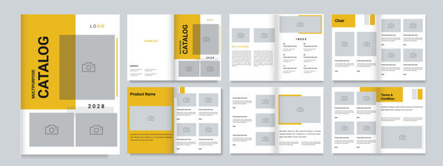 Product Catalog Layout, Multipurpose or Furniture decoration catalog