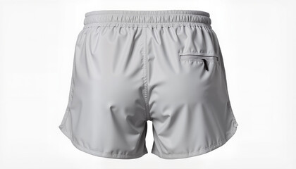 White running shorts back view
