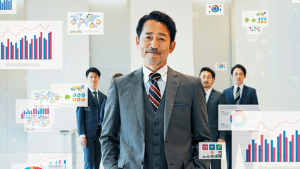 ビジネスグループと経営データイメージ