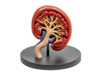 plastic model of human kidney