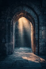 Obraz premium Light Through Ancient Archway