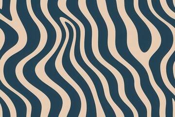 Abstract wavy line pattern with alternating dark and light colors