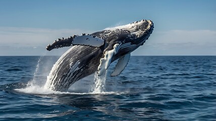 Obraz premium humpback whale tail