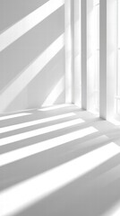 Fototapeta premium Shadows and Lines: Dramatic interplay of light and shadow, creating a striking visual experience