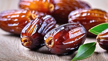 ramadan kareem, date fruit set cut out isolated on a background