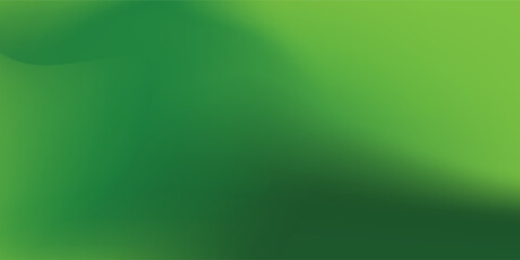Abstract green wavy background. Vector modern gradient