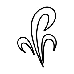 Decorative icon vector. Ornaments elements illustration sign. Decorative elements symbol or logo.