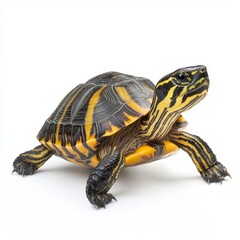 Fototapeta premium Colorful Turtle on White Background