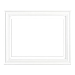 Fototapeta premium white picture frame