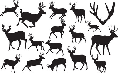 Mule Deer Silhouettes