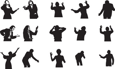 Opera & Theater Gesture Silhouettes