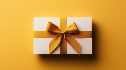 A sleek, golden-edged gift voucher mock-up, ready to be personalized with your brand logo, inviting recipients to experience the joy of gifting.