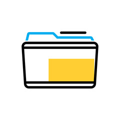 Multi color icon for folder