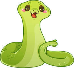 Cute Snake Character